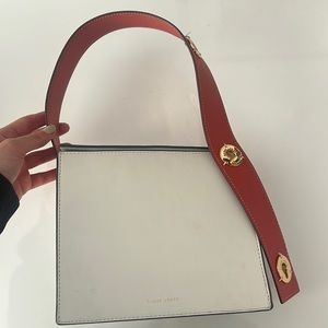 Danse Lente White Bag with Adjustable Strap